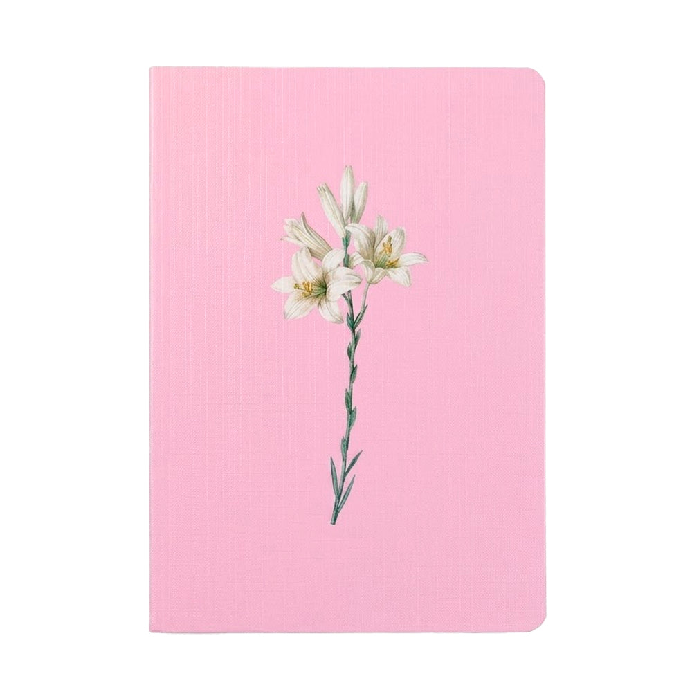 Bloco de Anotações Lírios Rosa