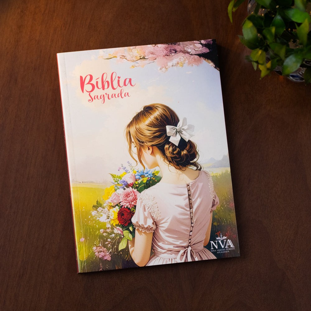 Bíblia Sagrada Menina Buque | NVA | Capa Brochura