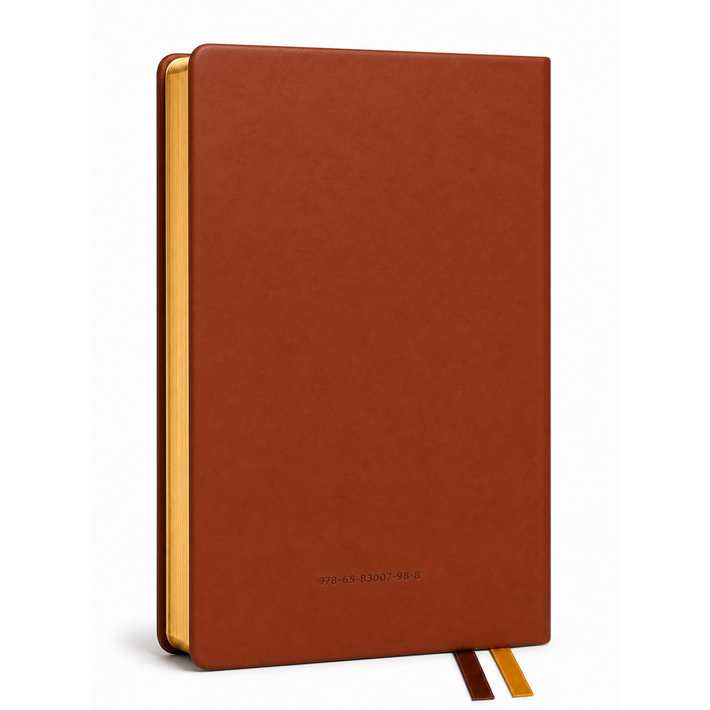 Bíblia Slim Cruz | NVT | Capa Luxo Marrom