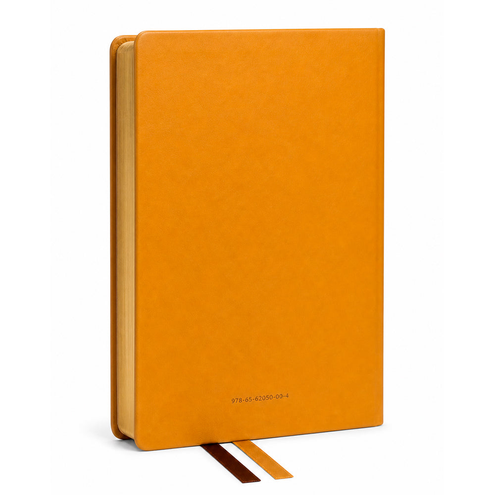 Bíblia Slim Cruz | NVT | Capa Luxo Caramelo