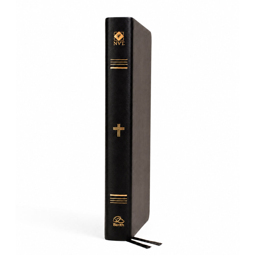 Bíblia Slim Cruz | NVT | Capa Luxo Preta