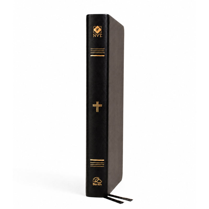 Bíblia Slim Cruz | NVT | Capa Luxo Preta