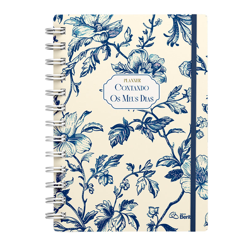 Planner Contando os Meus Dias | Capa Floral Clássica