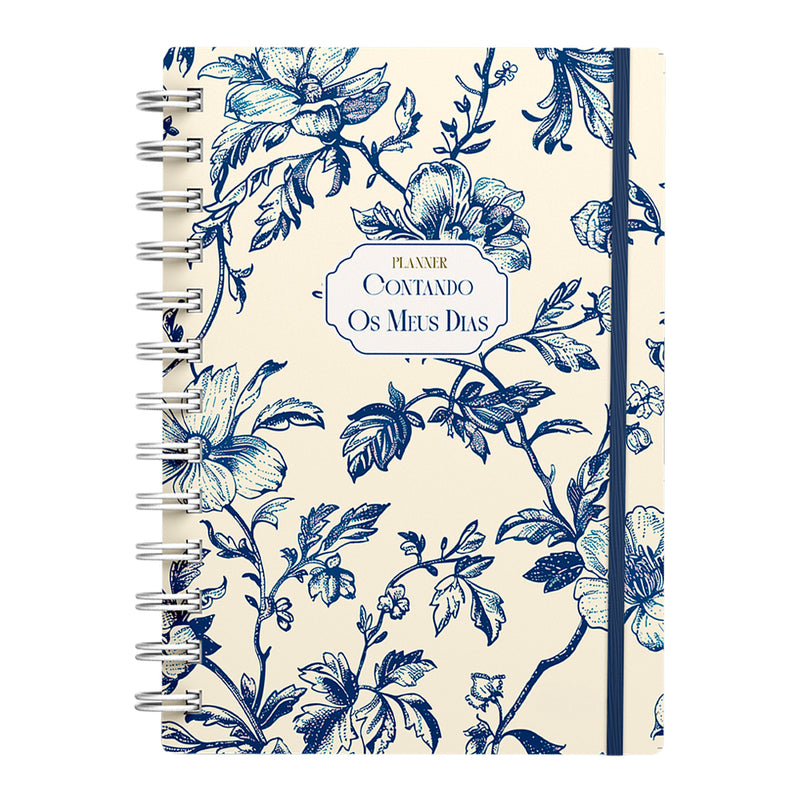 Planner Contando os Meus Dias | Capa Floral Clássica