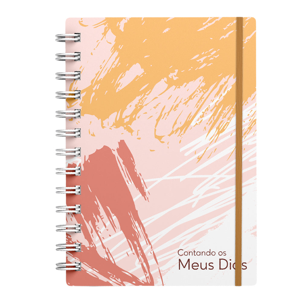 Planner Contando os Meus Dias | Capa Floral Rascunho
