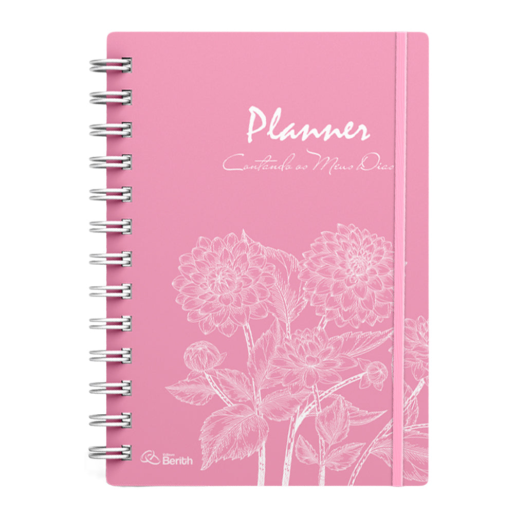 Planner Contando os Meus Dias | Capa Dálias