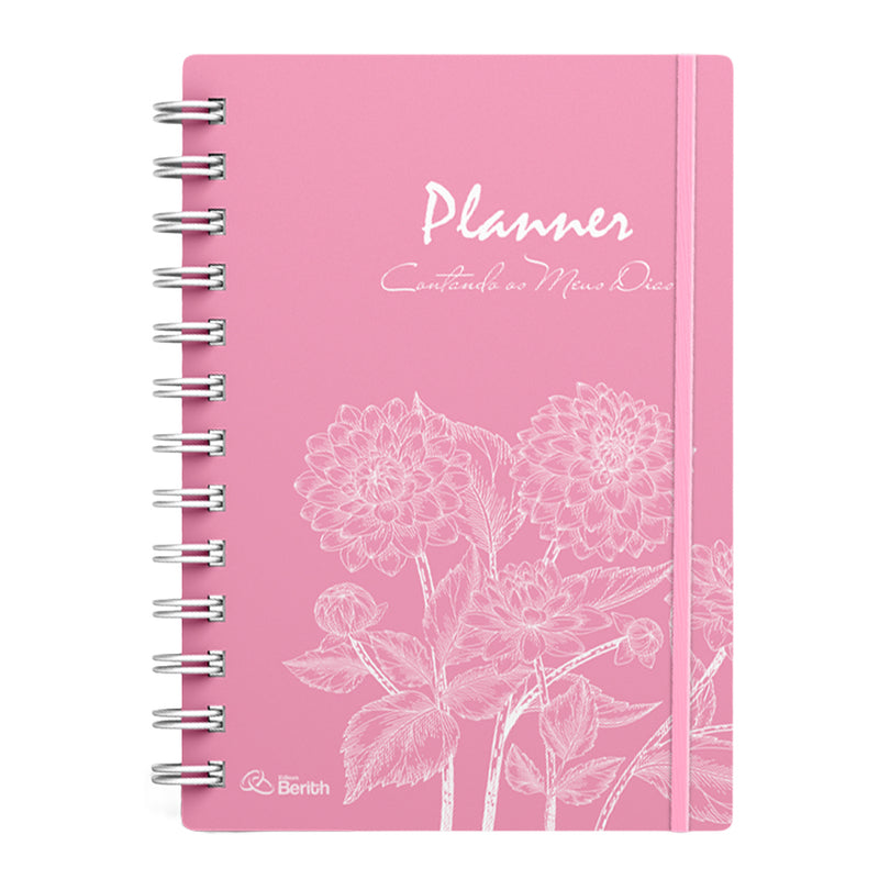 Planner Contando os Meus Dias | Capa Dálias