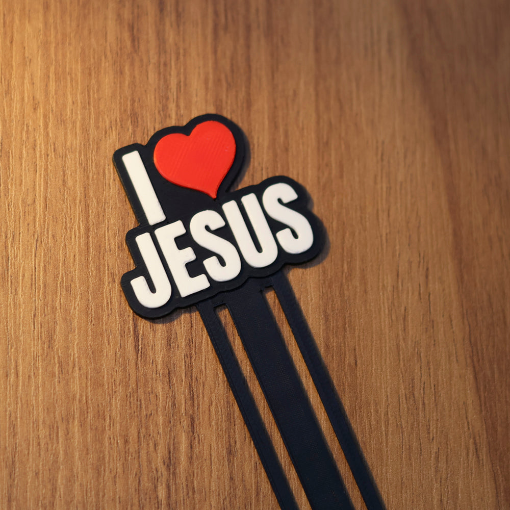 Marca Página 3D | I Love Jesus