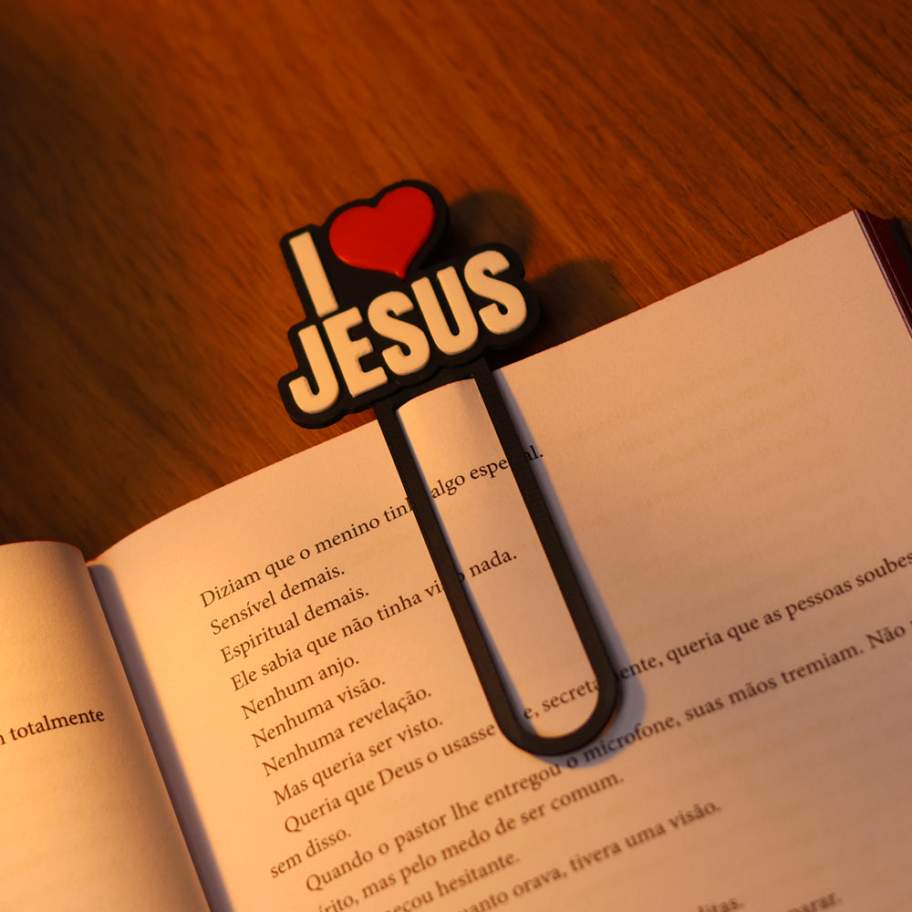 Marca Página 3D | I Love Jesus