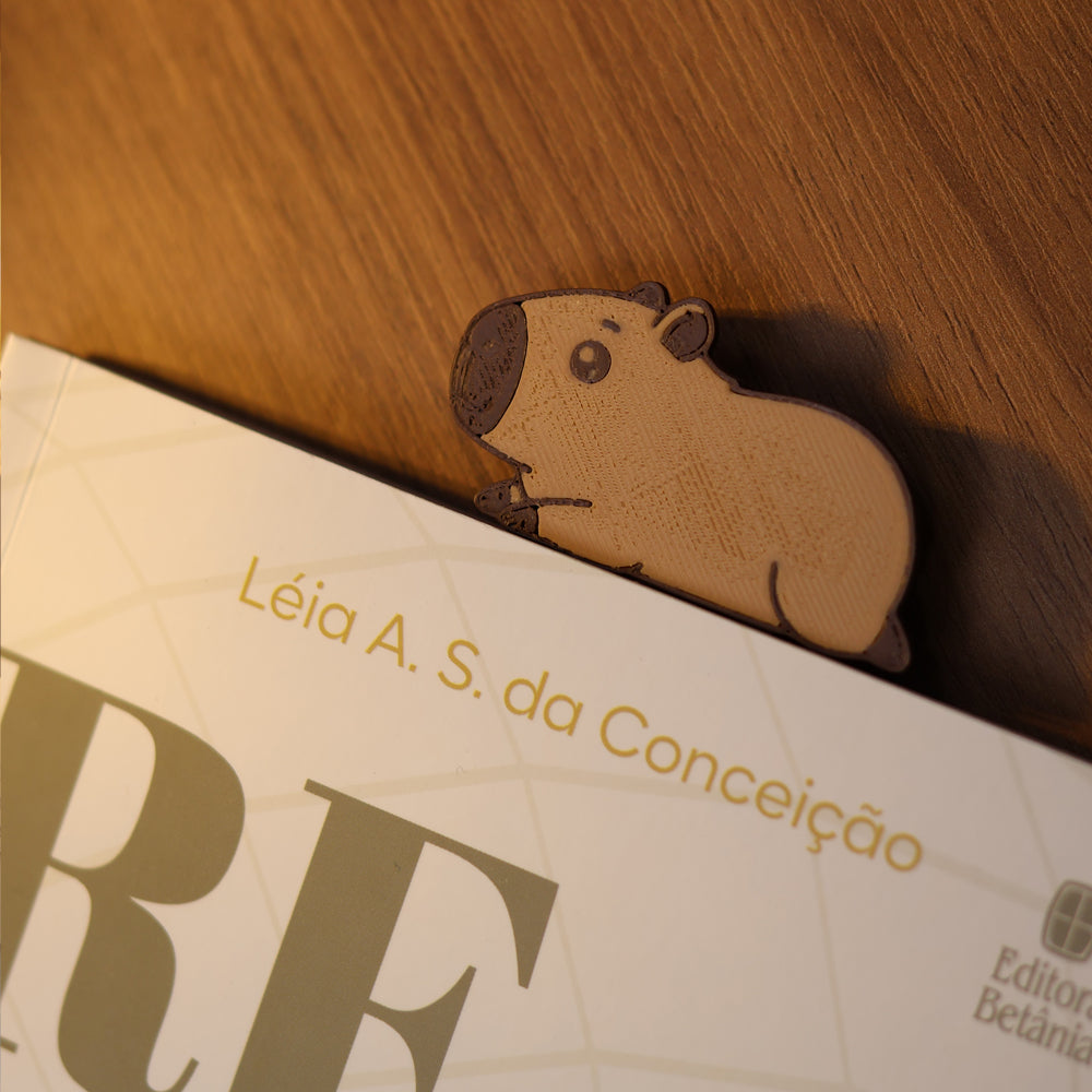 Marca Página 3D | Capivara