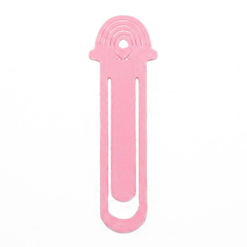 Marca Página 3D | Arco-íris Rosa