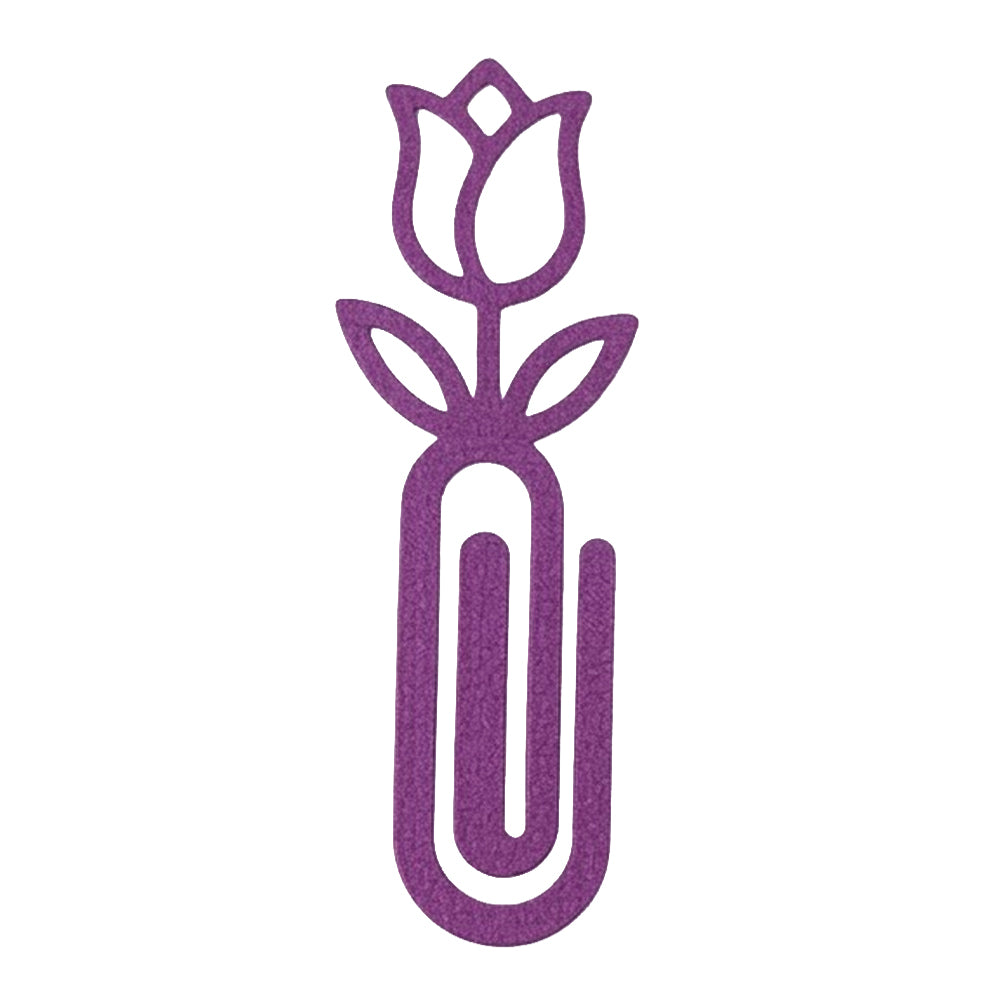 Marca Página 3D | Flor Tulipa Lilás