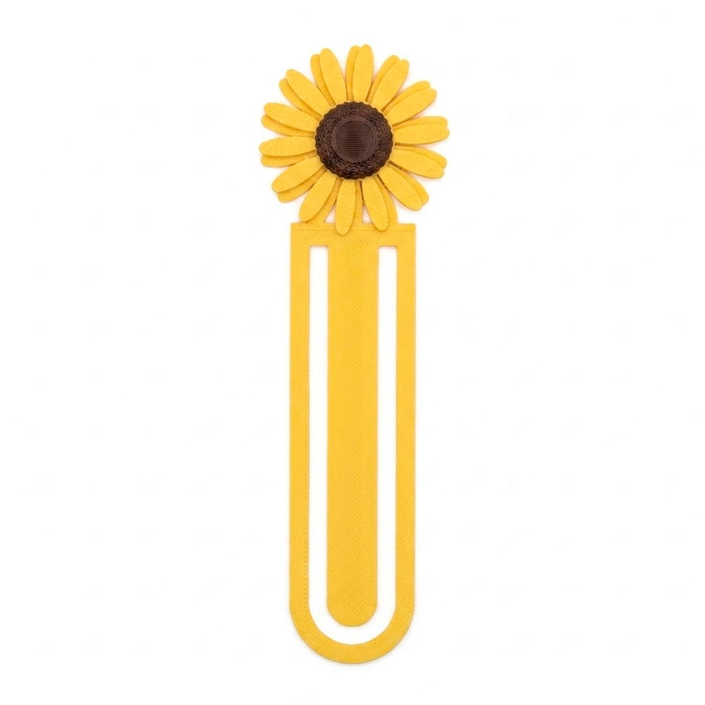Marca Página 3D | Girassol Amarelo