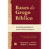 Capa dura vermelha do livro "Bases do Grego Bíblico", com título dourado e detalhes de papiro. — Plenitude