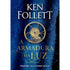 Livro de capa comum, A Armadura da Luz de Ken Follett, com capa azul e engrenagem dourada no centro. — Plenitude