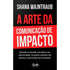 Livro de capa dura preta com título "A Arte da Comunicação de Impacto" em branco e vermelho. — Plenitude