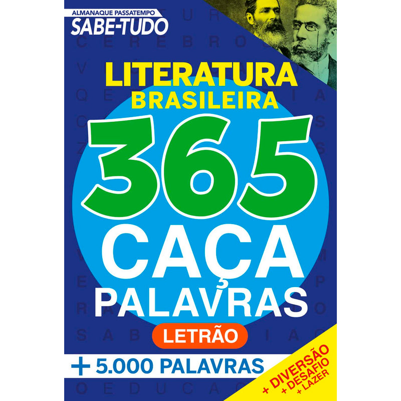 Almanaque Passatempo Sabe-Tudo | 365 Caça Palavras | Letrão | Literatura Brasileira