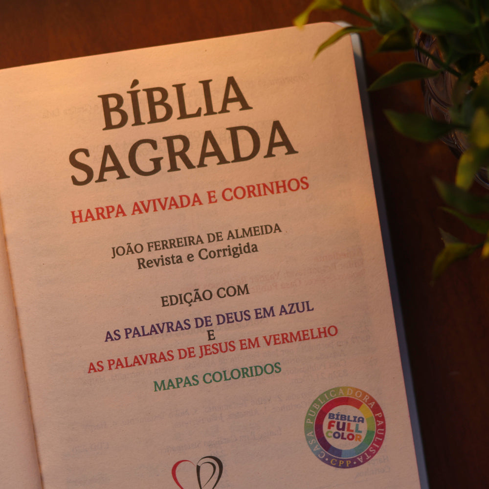 Bíblia Botão de Rosa | ARC | Letra Grande | Capa Dura | Harpa Avivada e Corinhos