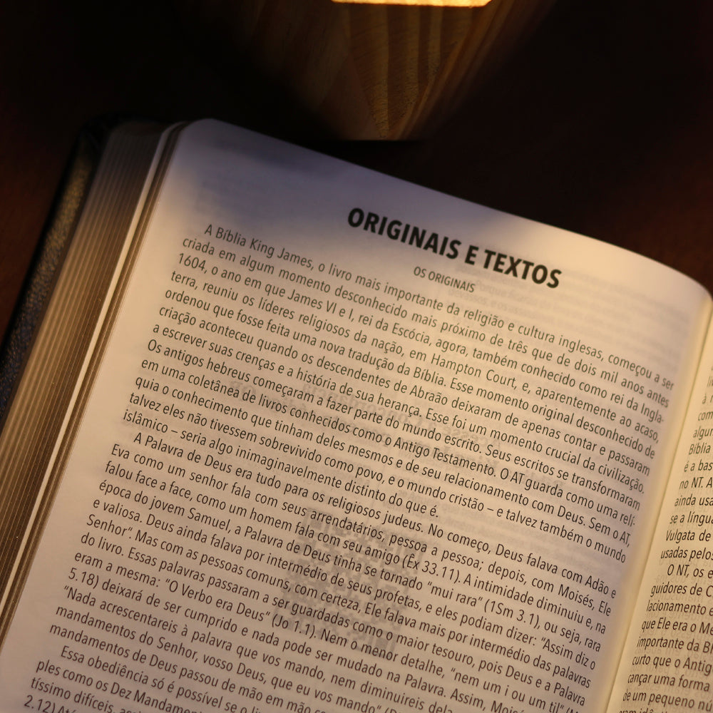 Bíblia King James 1611 | Fiel | Ultrafina Preta