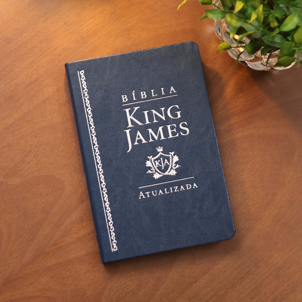 Bíblia King James Atualizada Slim | KJA | Azul