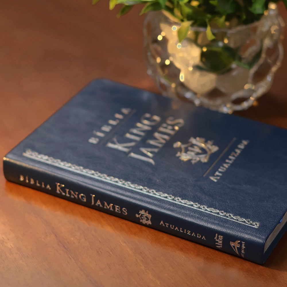 Bíblia King James Atualizada Slim | KJA | Azul