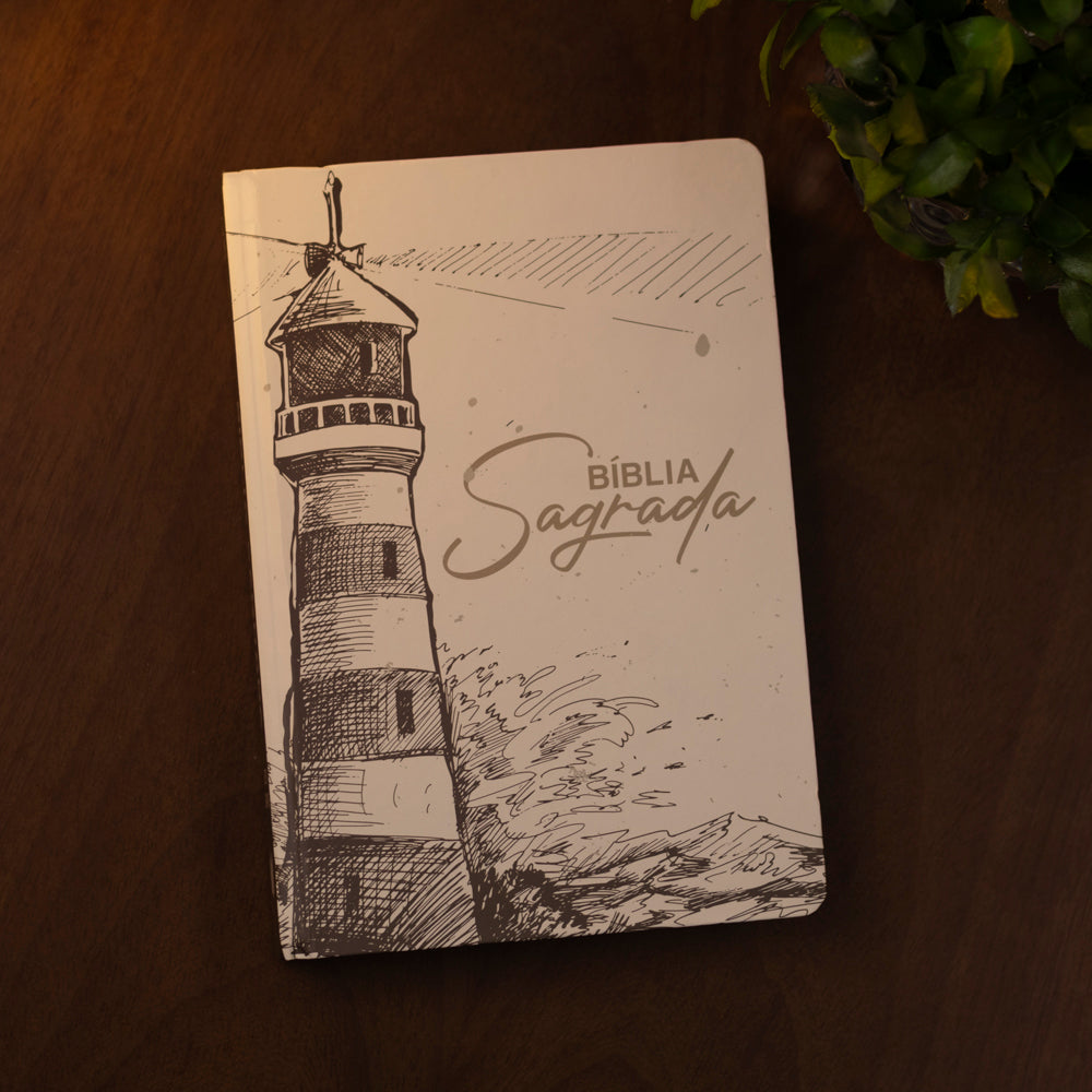 Bíblia Sagrada Farol Ilustrado | KJA | Letra Maior | Capa Dura