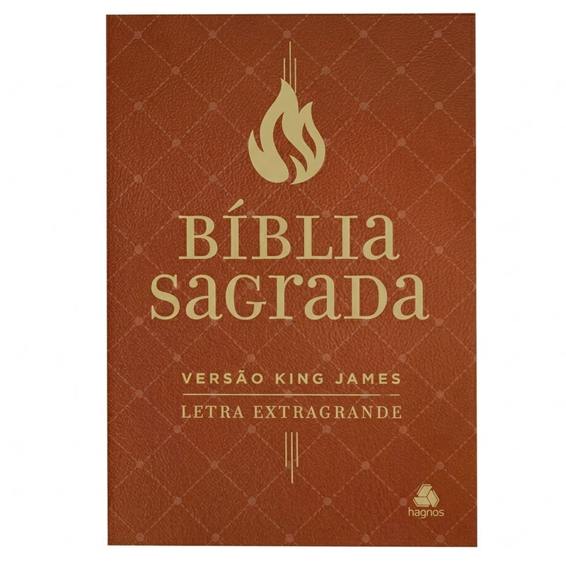 Bíblia Sagrada King James | KJC | Letra Extra Grande | Capa Dura Pentecostes