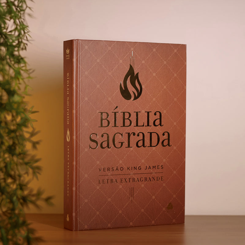 Bíblia Sagrada King James | KJC | Letra Extra Grande | Capa Dura Pentecostes