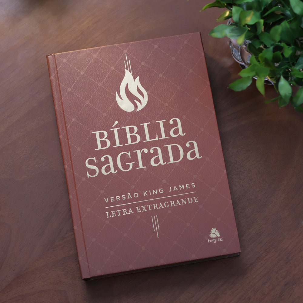 Bíblia Sagrada King James | KJC | Letra Extra Grande | Capa Dura Pentecostes
