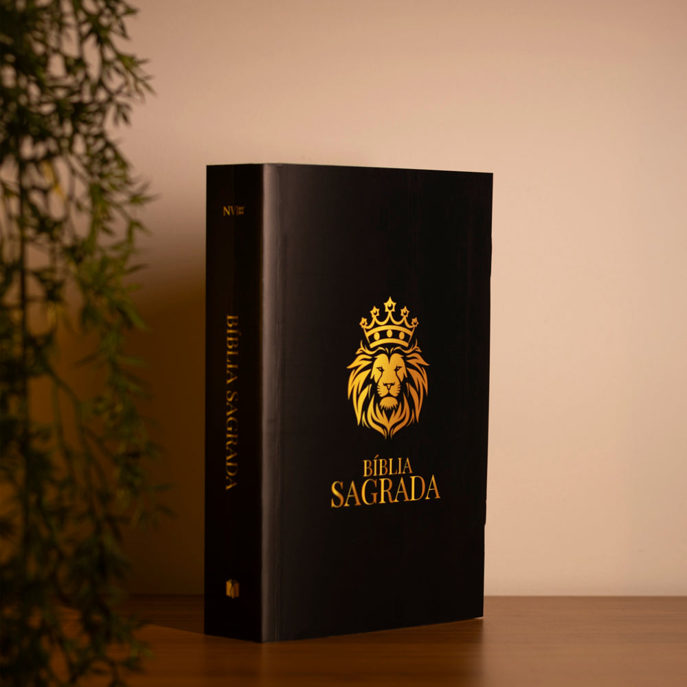 Bíblia Sagrada Leão Coroado | NVI | Capa Brochura