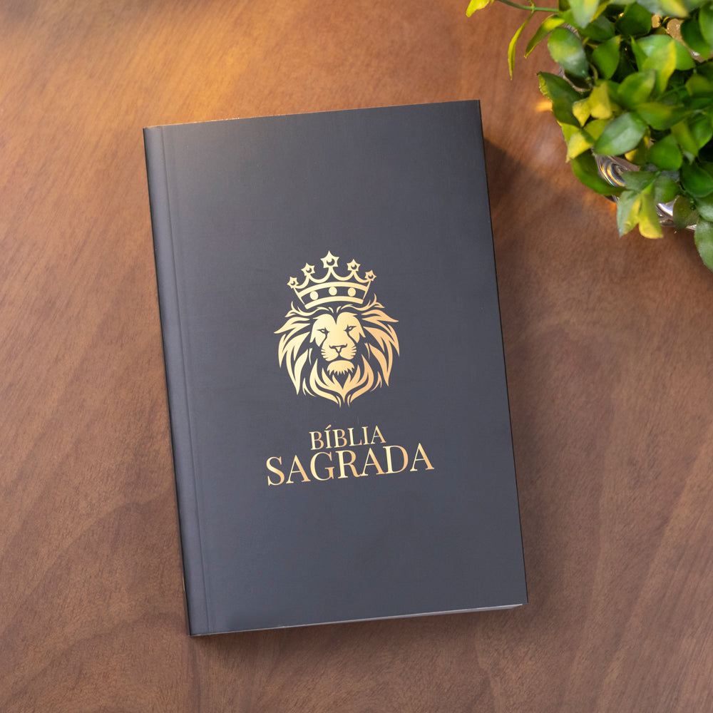 Bíblia Sagrada Leão Coroado | NVI | Capa Brochura