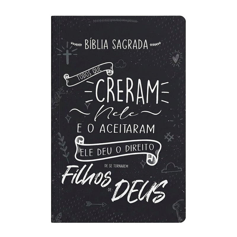 Bíblia Sagrada Lettering | NVI | Letra Normal | Capa Brochura
