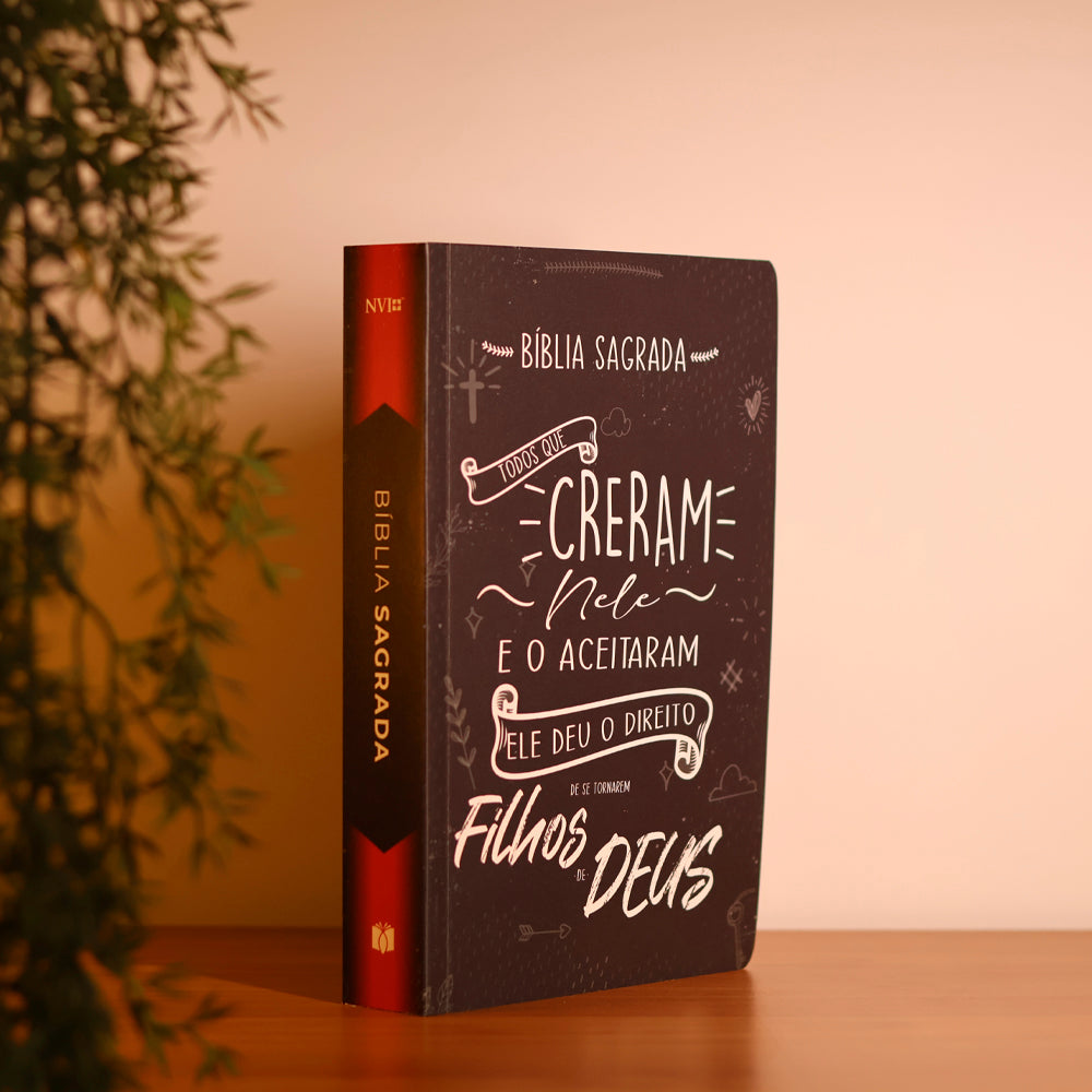 Bíblia Sagrada Lettering | NVI | Letra Normal | Capa Brochura