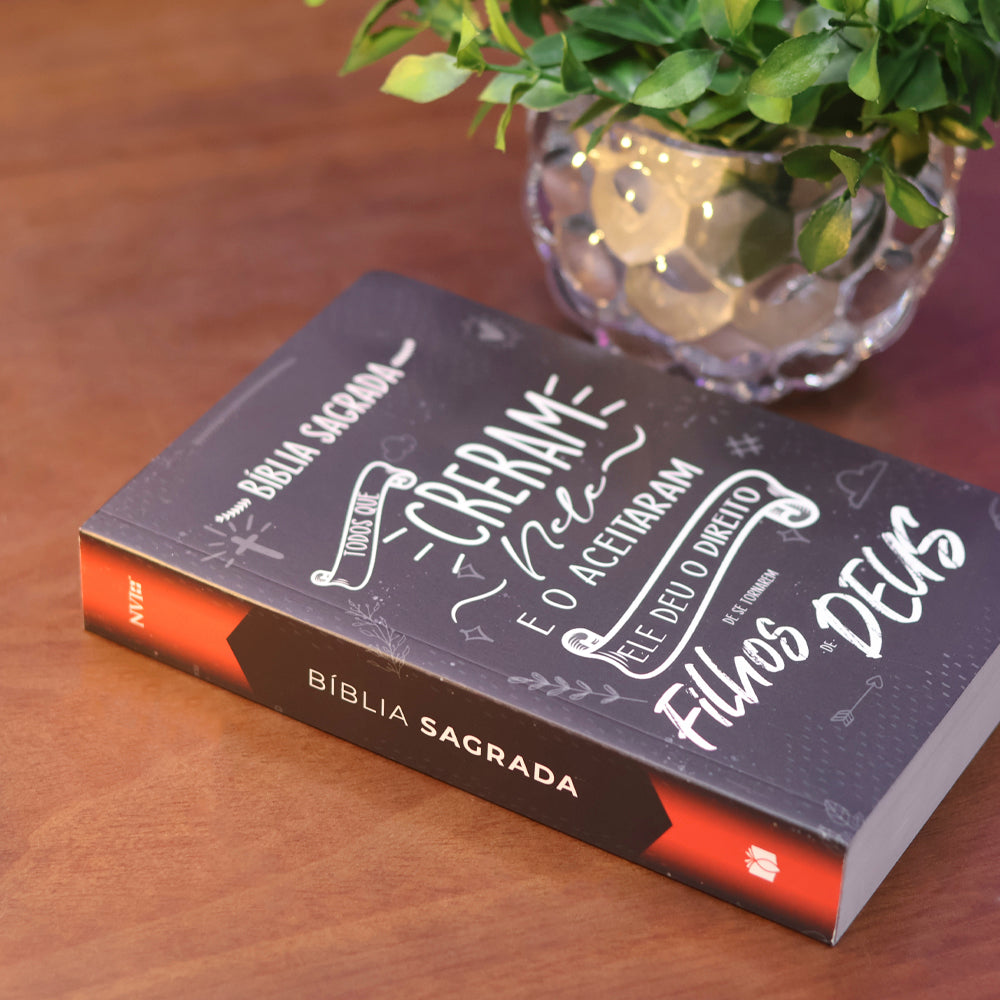 Bíblia Sagrada Lettering | NVI | Letra Normal | Capa Brochura