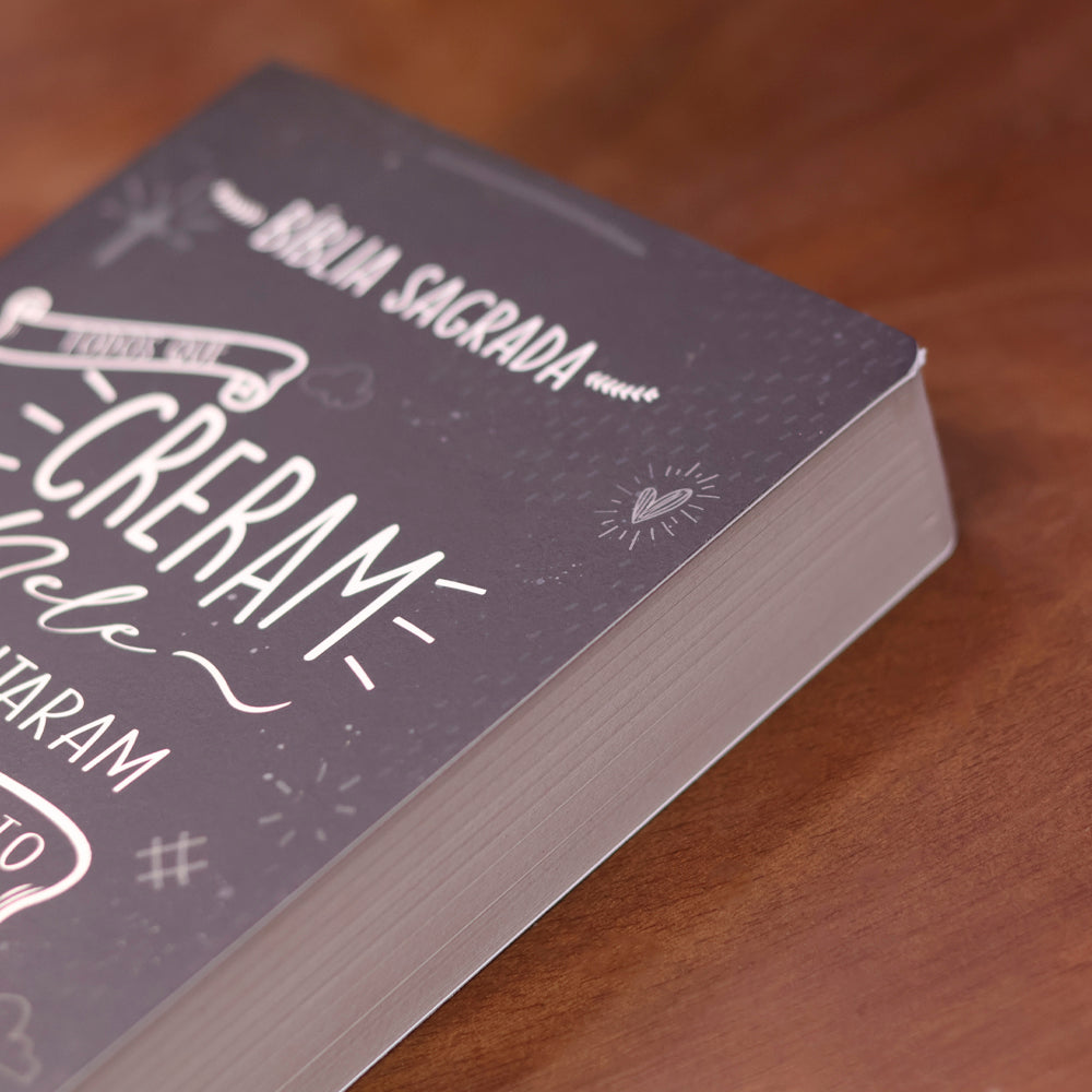 Bíblia Sagrada Lettering | NVI | Letra Normal | Capa Brochura