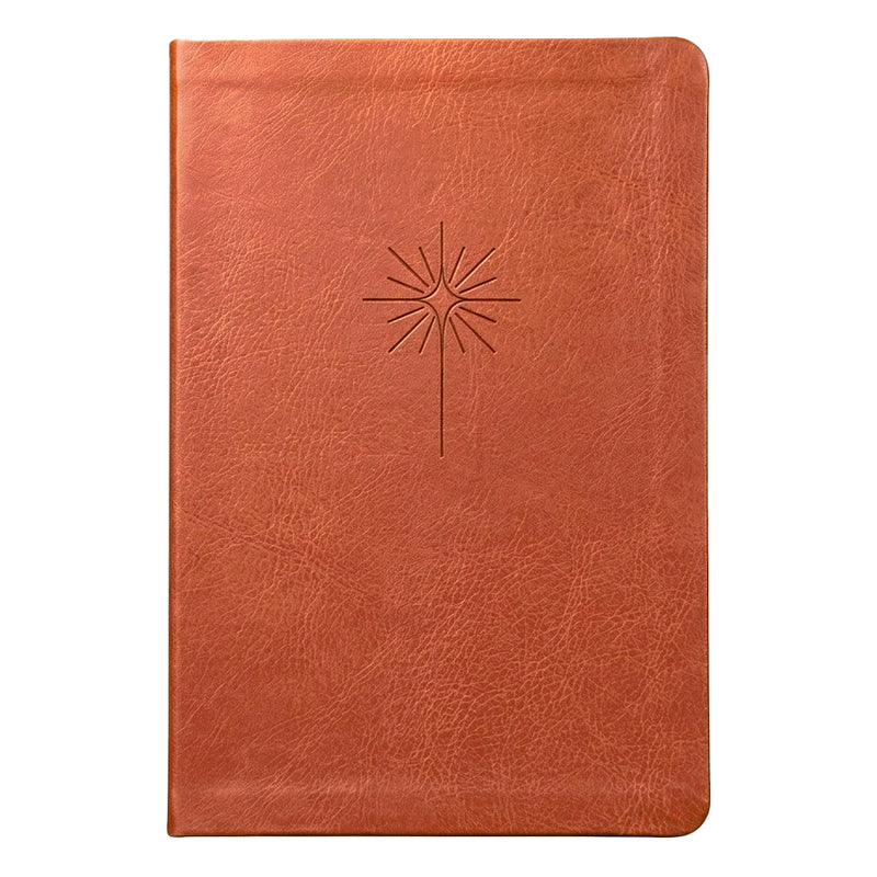 Bíblia Slim Filament | NVT | Letra Grande | Capa Couro Sintético Marrom