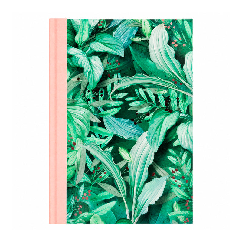 Bíblia Da Mulher De Fé | NVI | Letra Normal | Capa Dura Tecido Rosa e Folhagem