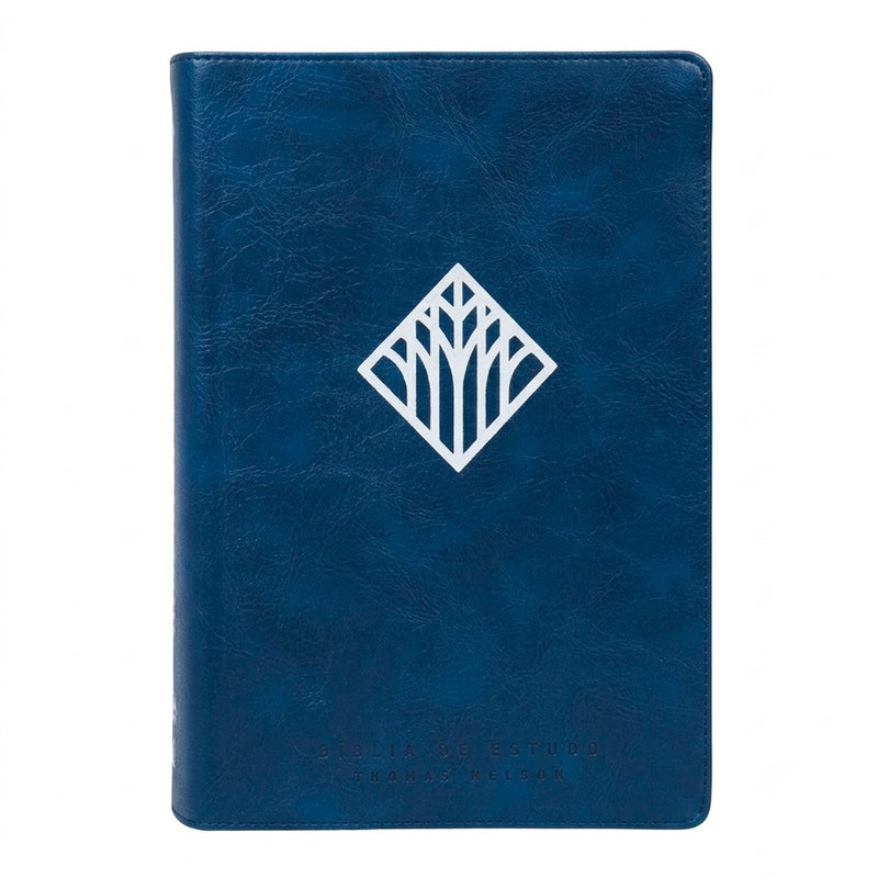 Bíblia De Estudo Thomas Nelson | NVI | Letra Normal | Capa Luxo Azul