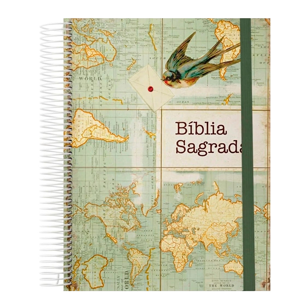 Bíblia Jornada Send | Espiral | NAA | Letra Normal | Capa Dura