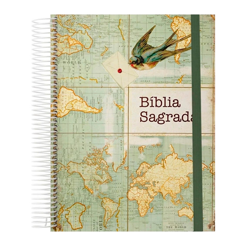 Bíblia Jornada Send | Espiral | NAA | Letra Normal | Capa Dura