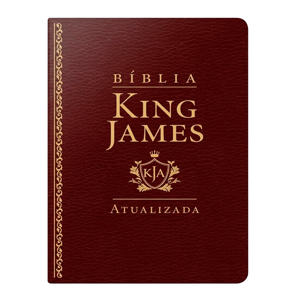 Bíblia King James Atualizada Slim | KJA | Vinho