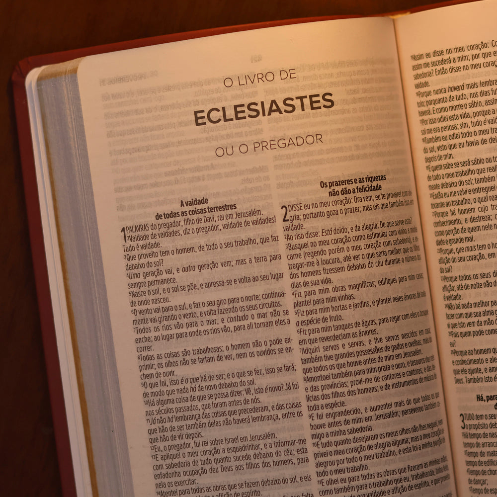 Bíblia Sagrada | ACF | Letra Normal | Capa Luxo Rosê