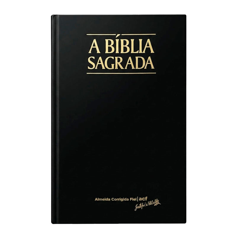 Bíblia Sagrada | ACF | Letra Super Legível | Capa PU luxo Preta
