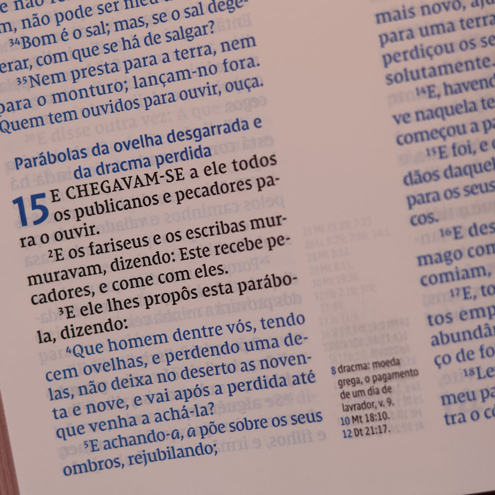 Bíblia Sagrada | ACF | Premier Collection | Couro Legítimo Marrom