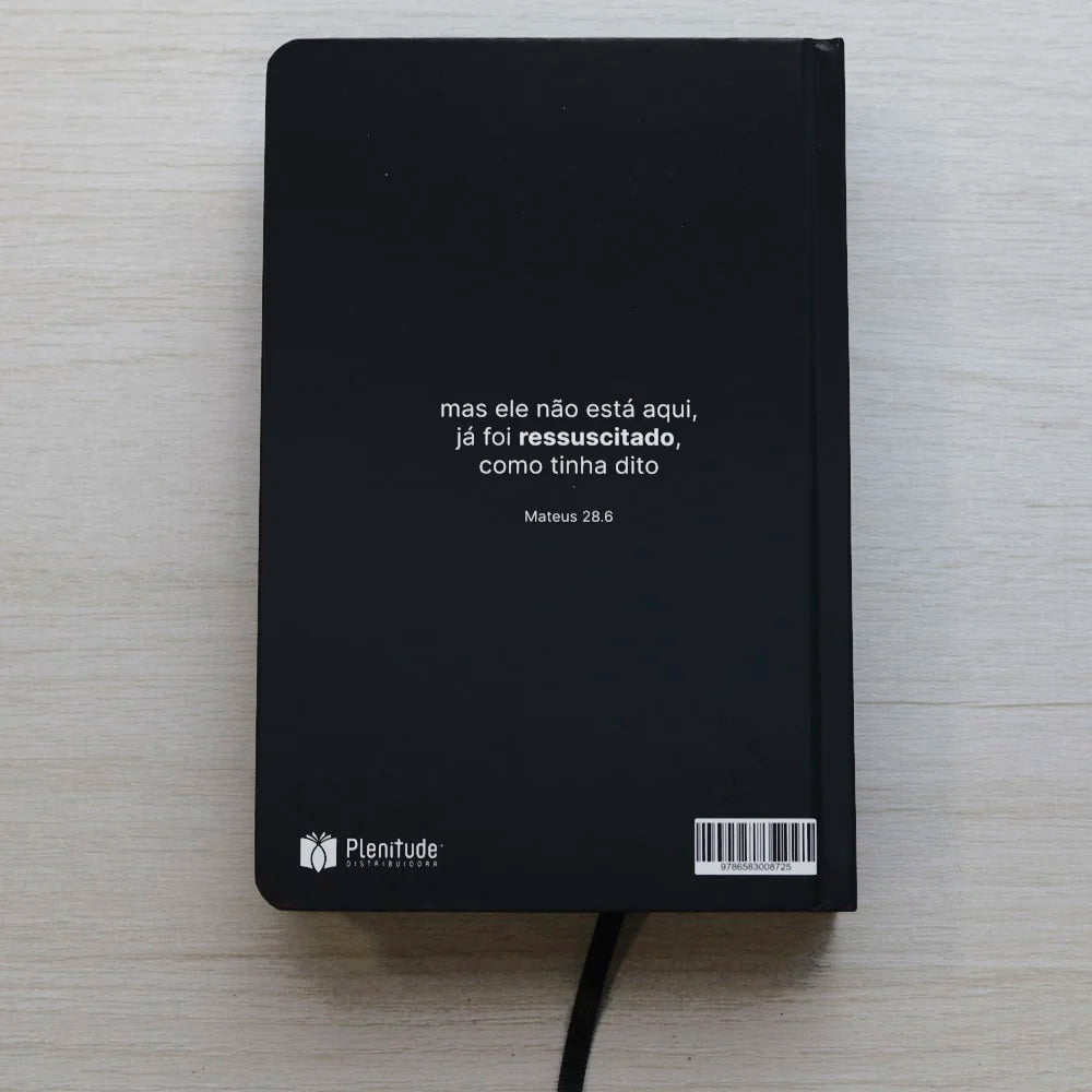 Kit Livro Bloco de Anotações  | Capa Brochura e Bíblia Sagrada Ele Vive | NVI | Letra Maior | Capa Dura Ilustrada