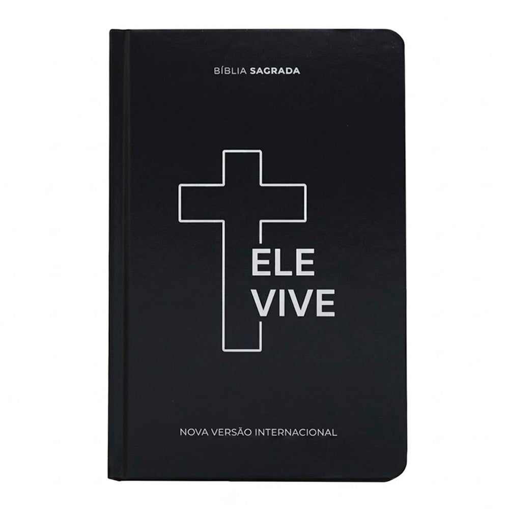 Bíblia Sagrada Ele Vive | NVI | Letra Maior | Capa Dura Ilustrada