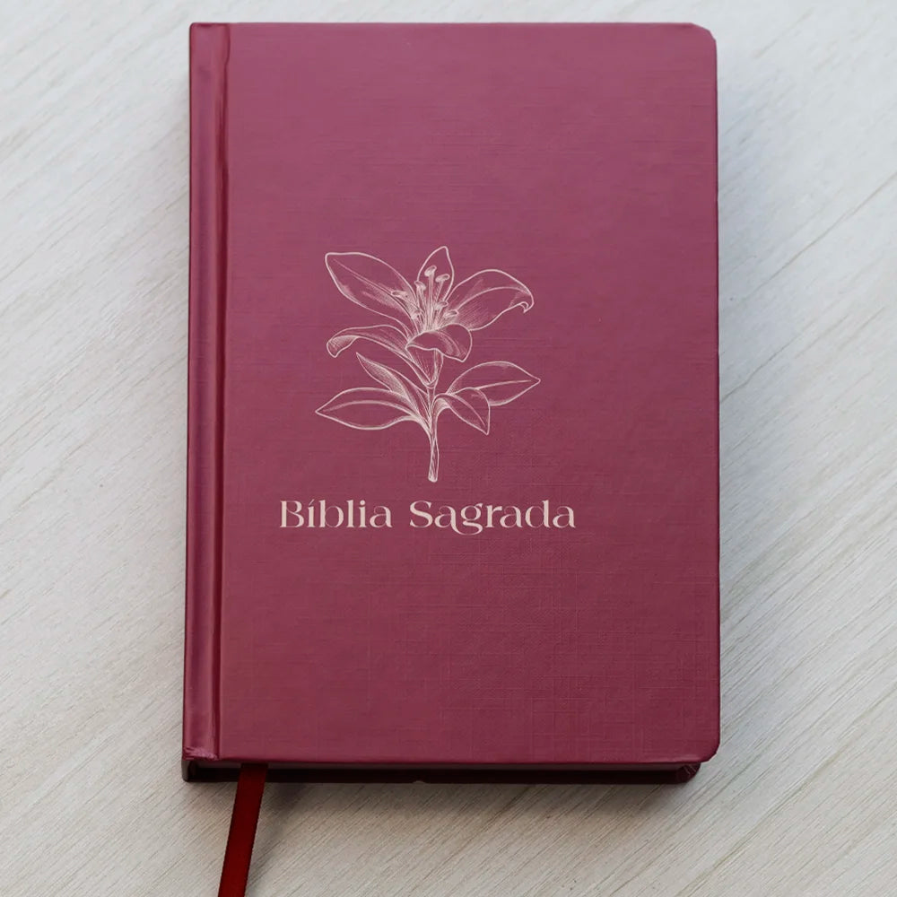 Kit Livro Bloco de Anotações | Capa Brochura e Bíblia Sagrada Feminina | NVI | Letra Normal | Capa Dura