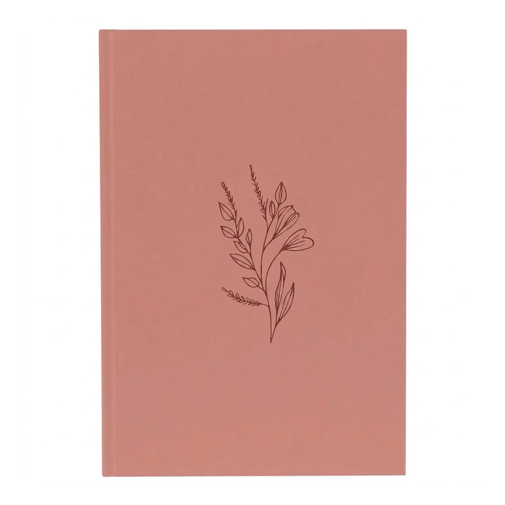 Bíblia Sagrada Flor Minimalista Marrom | NAA | Letra Normal | Capa Ilustrada