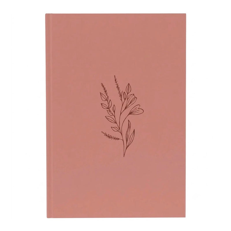 Bíblia Sagrada Flor Minimalista Marrom | NAA | Letra Normal | Capa Ilustrada