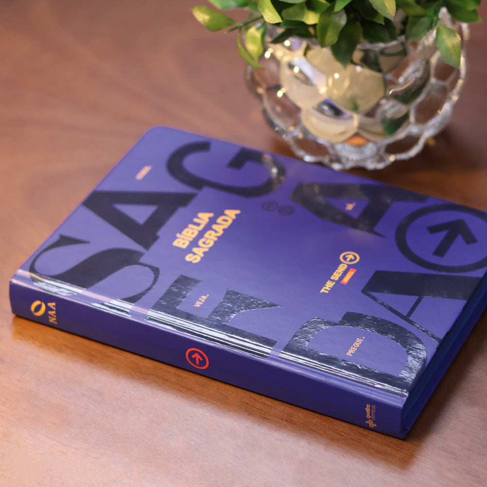Bíblia Sagrada | NAA | The Send Brasil | Capa Dura Azul